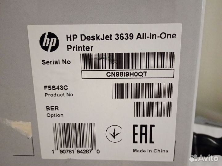 Принтер цветной hp