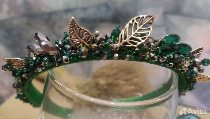 Ободок для волос ручной работы