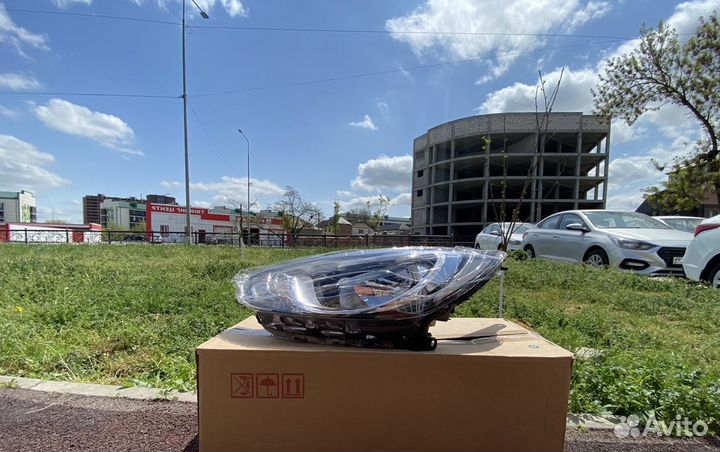 Фара hyundai solaris 11-14 левая