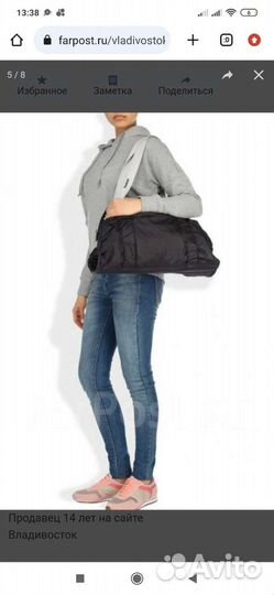 Сумка спортивная женская Reebok original