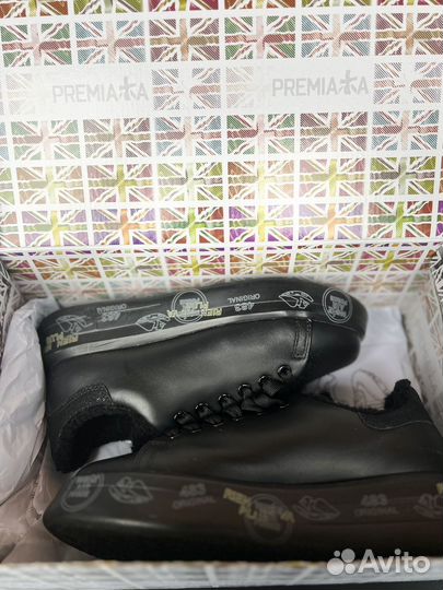 Premiata кожаные кроссовки кеды