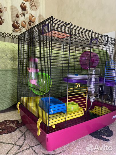 Большая клетка для грызунов бу