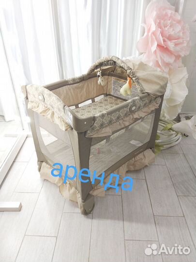 Прокат Колыбель - манеж Graco travel lite crib