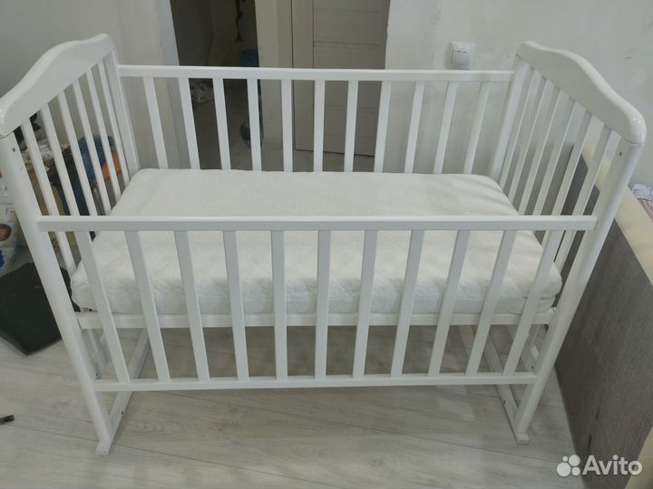 Матрас детский 120 60, кроватка бесплатно