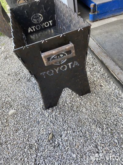 Мангал 3мм, логотип тойота