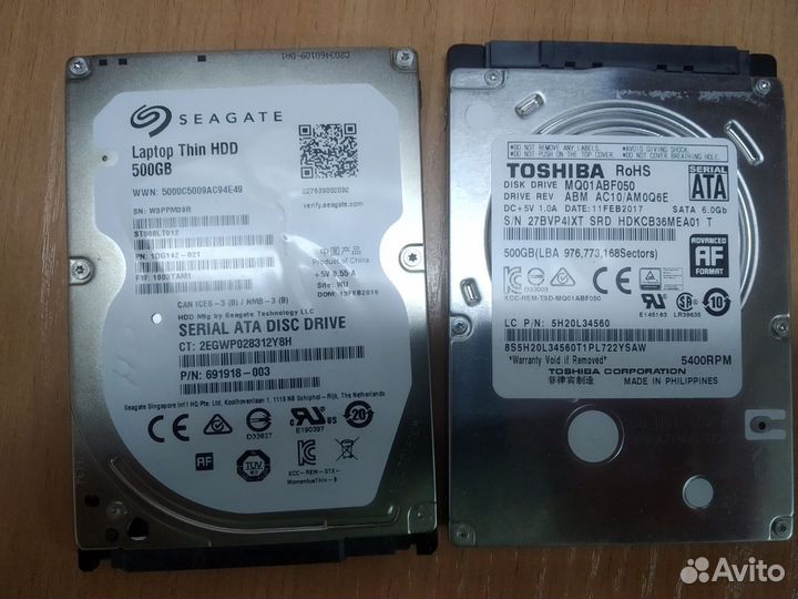Жесткие диски HDD