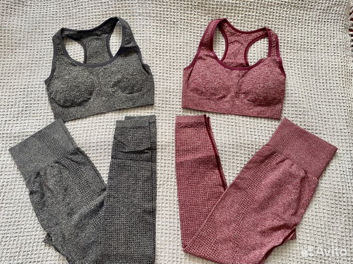 Фитнес костюм бесшовный спортивный костюм М