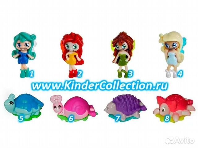 Игрушки киндер феи и их друзья