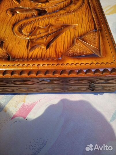 Нарды ручной работы, деревянные б/у 55 на 25 см