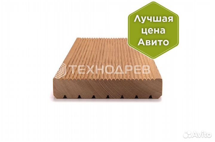 Террасная доска лиственница, 28х140 мм, ав