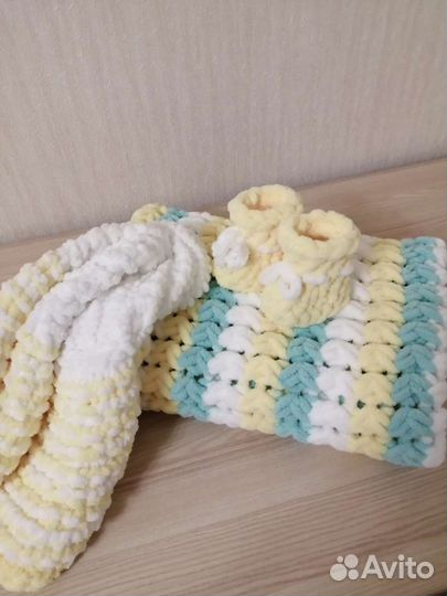 Плед детский и накидка для переноски. 