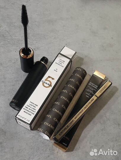 Тушь для ресниц chanel + подводка chanel