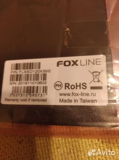 SSD Foxline 120 гб