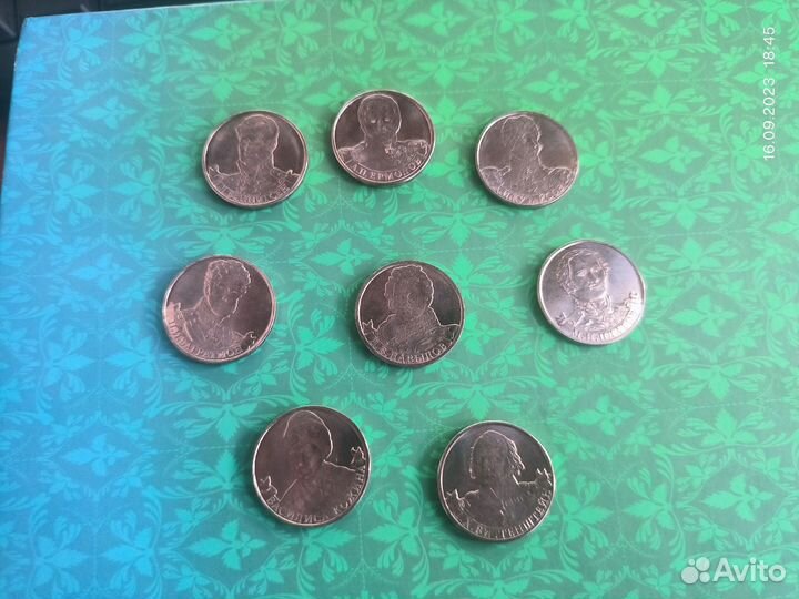 Монеты 2 рубля 2012 Полководцы