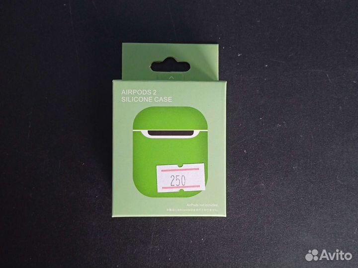 Силиконовый чехол для AirPods 2 мятного цвета