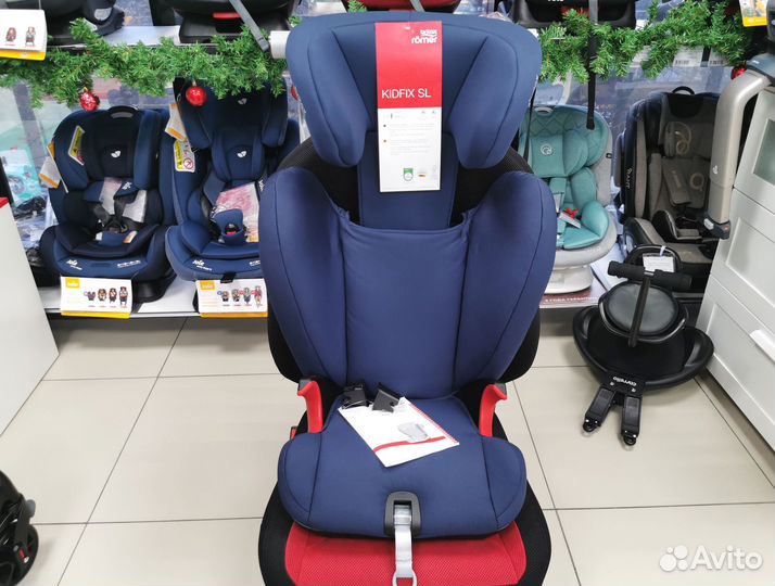 Britax Roemer Kidfix SL, 15-36 кг Black Series Moo