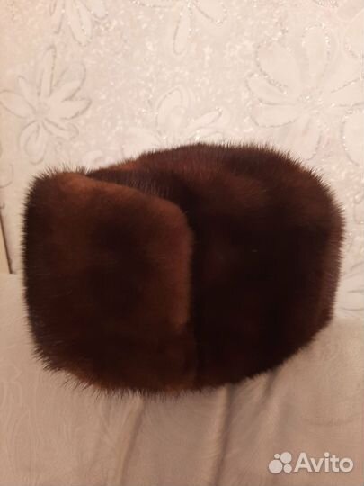 Норковая шапка мужская новая
