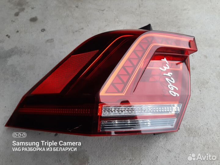Фонарь задний левый в крыло volkswagen tiguan 2