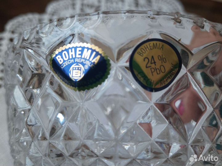 Ваза Богемия, ваза хрусталь стаканы