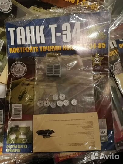 Танк Т 34 85, сборная модель
