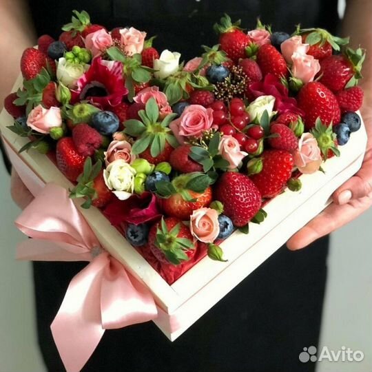 Шикарный сладкий букет Сердце