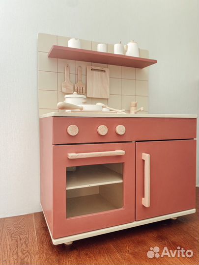 Детская деревянная кухня новая