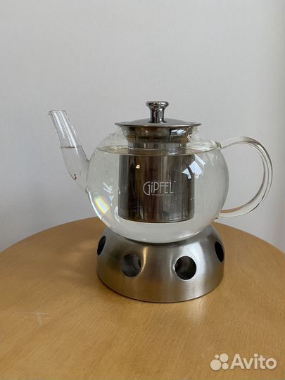 Заварочный чайник стеклянный Gipfel 1 л