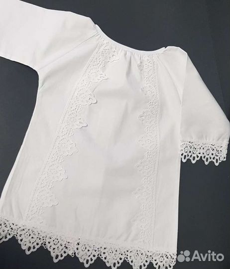 Крестильные рубашки под заказ и в наличии