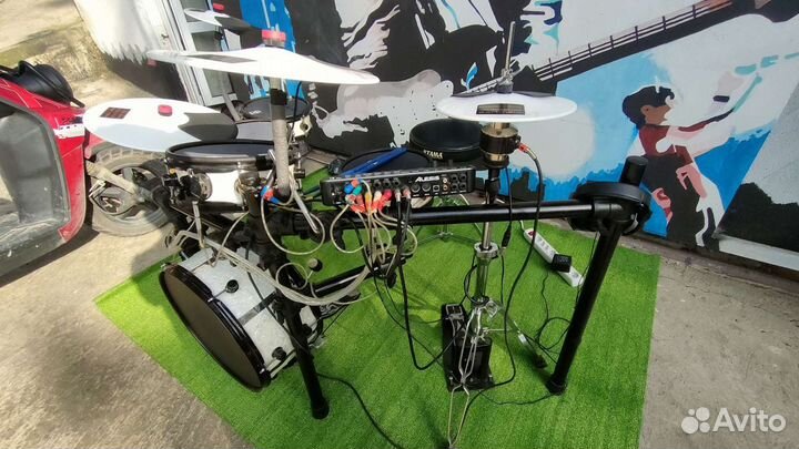 Alesis dm-10 custom drum set