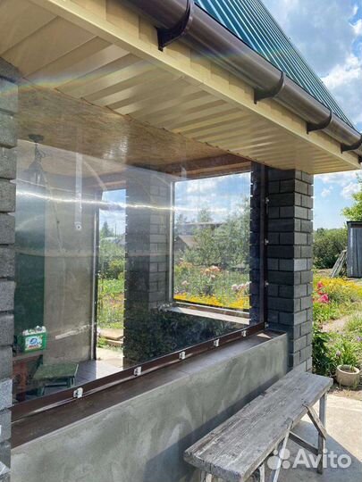 Мягкие окна для беседки