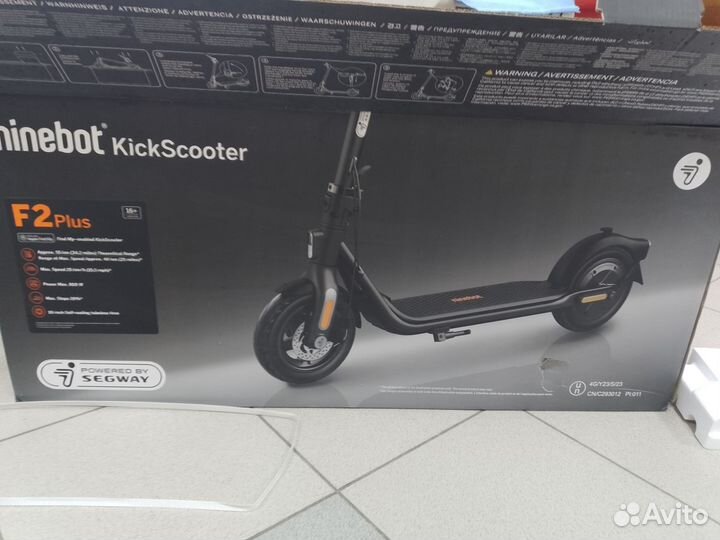 Электросамокат ninebot kickscooter f 2plus