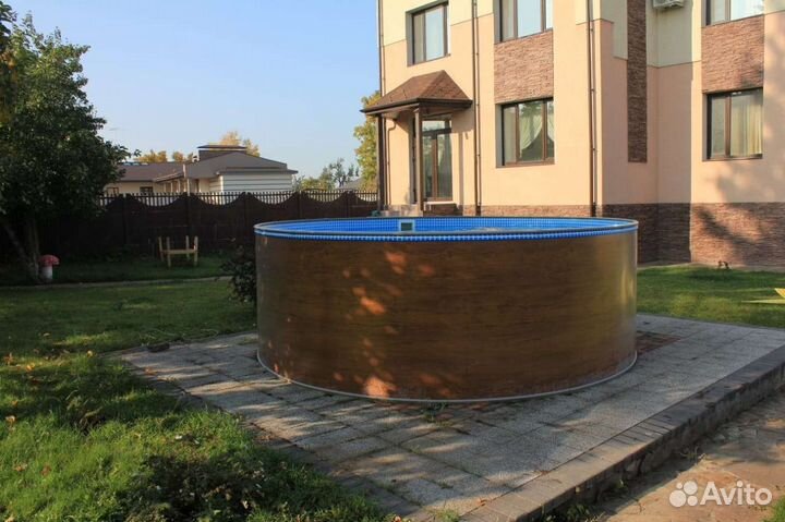 Бассейн морозостойкий Лагуна 1.5м,1.25м, Монтаж