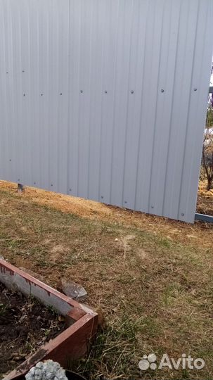 Профлист для забора С8 новый 0,45 серый