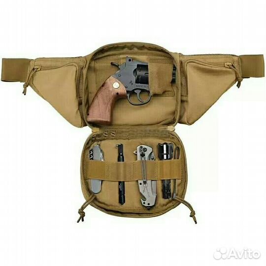 Тактическая поясная сумка-кобура