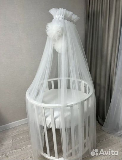 Балдахин в кроватку с держателем