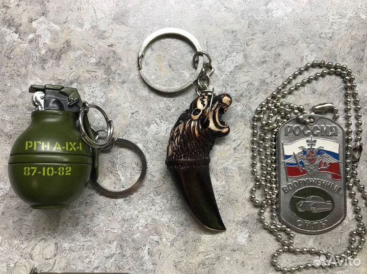 Брелок зажигалка брелок патрон для ключей