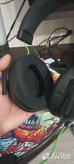 Игровые наушники razer