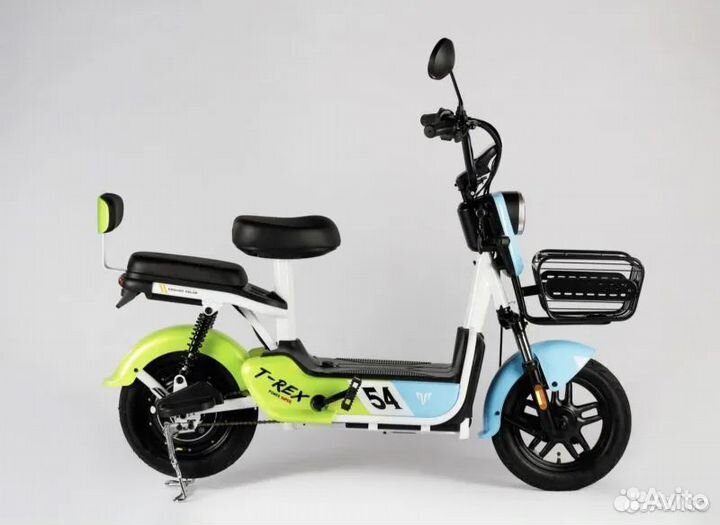 Электроскутер 600вт для курьера электровелосипед