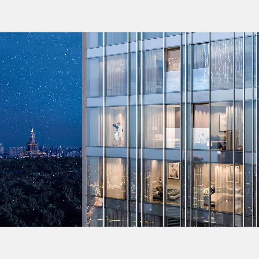 2-к. квартира, 67,5 м², 8/43 эт.