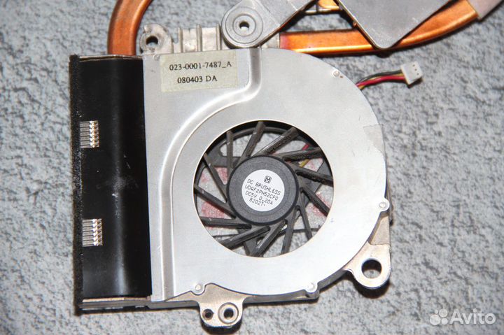 Система охлаждения ноутбука Sony Vaio VGN-NR, vgnn