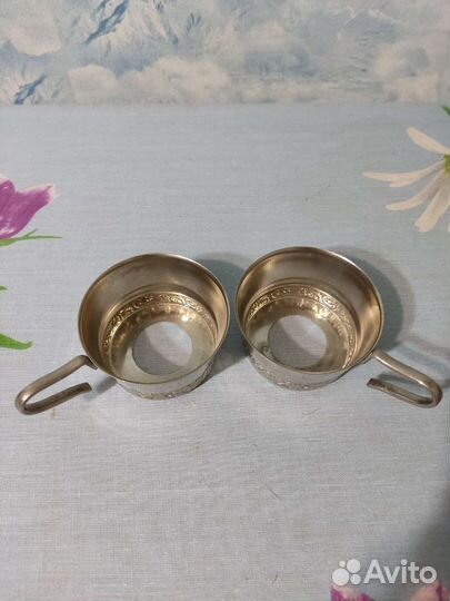 Подстаканник мельхиор