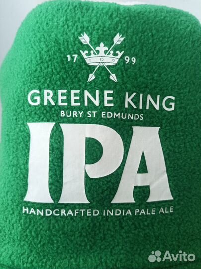 Шляпа болельщика любителя пива зеленая Green King