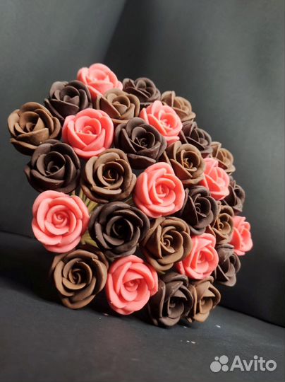 Букет - 29 Роз из Бельгийского Шоколада