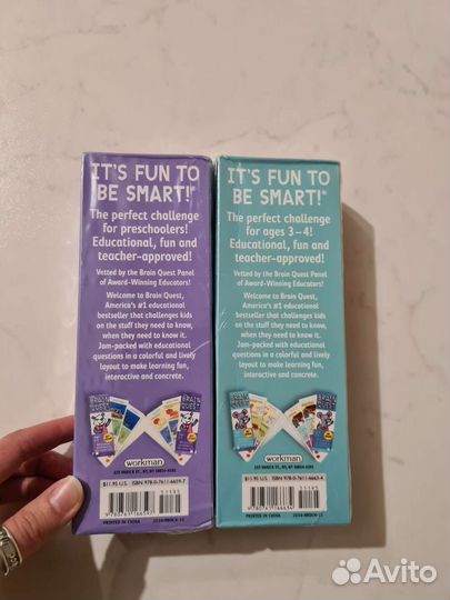 Новые карточки на английском Brain Quest