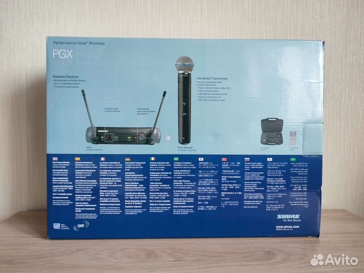 Радиомикрофон Shure PGX24 Beta58 новый в кейсе