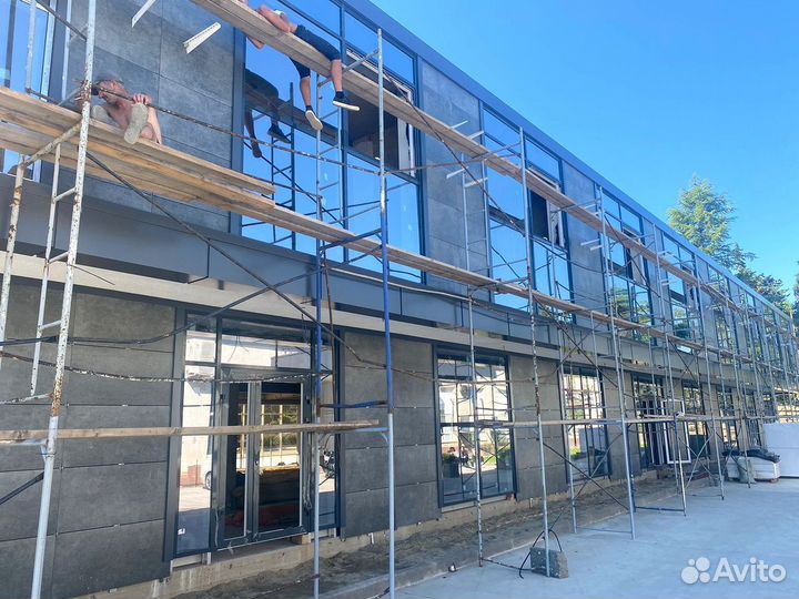 Фасадное остекление, остекление офисов