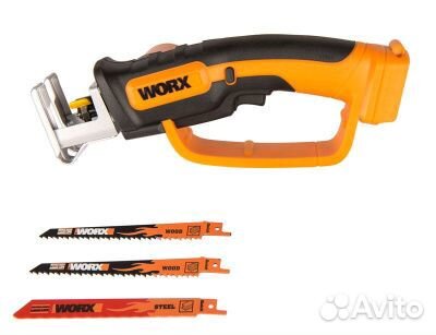 Садовая сабельная пила Worx WG894E 20V (16 мм)