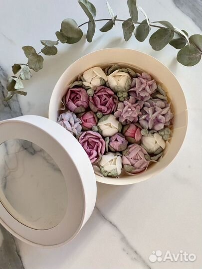 Подарок на День Учителя цветы из зефира