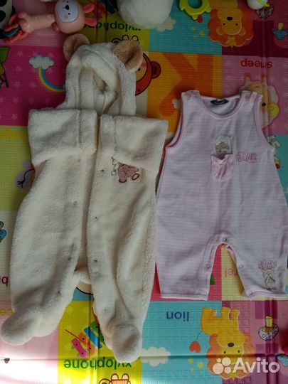 Вещи пакетом для девочки 0 до 3-х месяцев