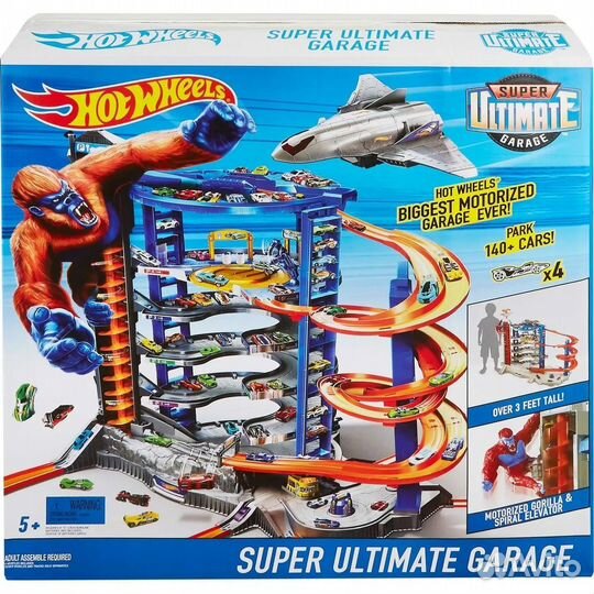 Супергараж с гориллой Hot Wheels